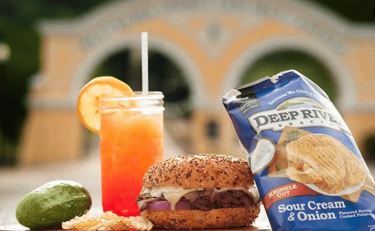 A meal at The Bagel Bistro