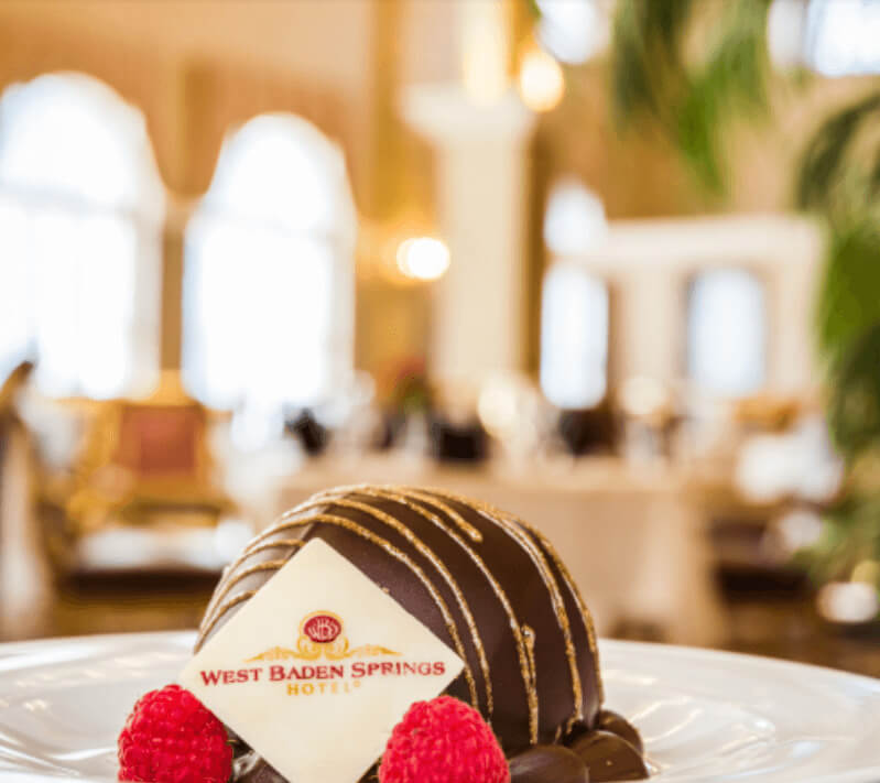 A dessert at Ballard’s in the Atrium