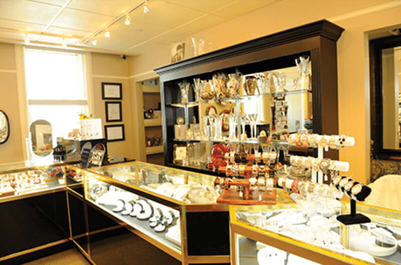 Counter at Disinger Jewelers