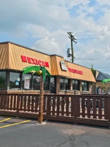 Outside view of the restaurant El Compadre