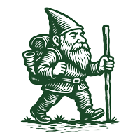 Sketch of a Hiking Gnome