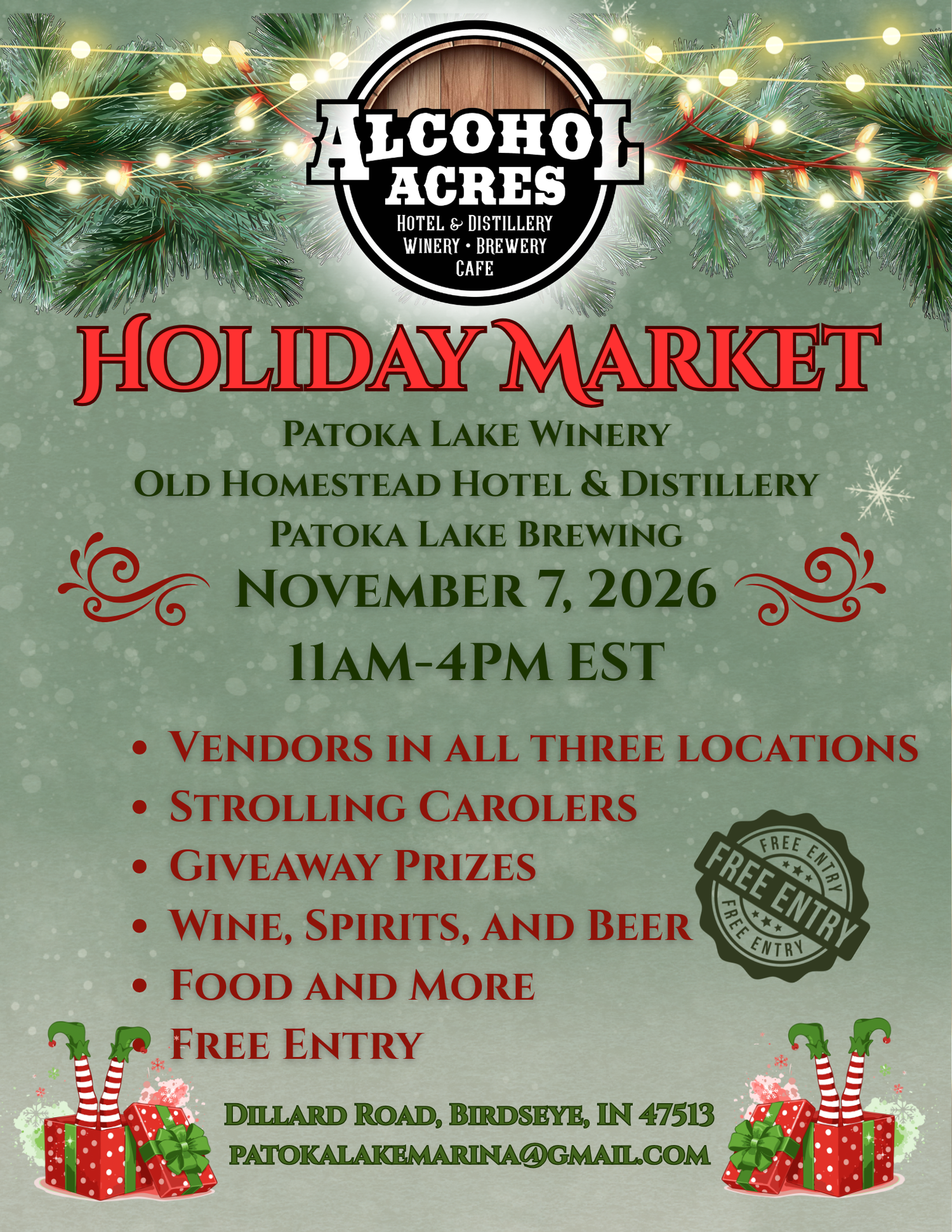 Holiday Market Poster