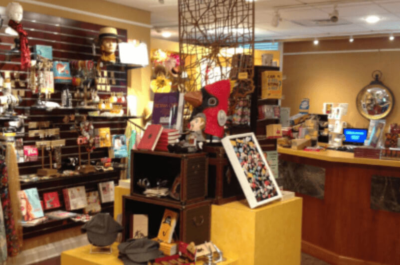 Shopping displays at Landmarks Emporium