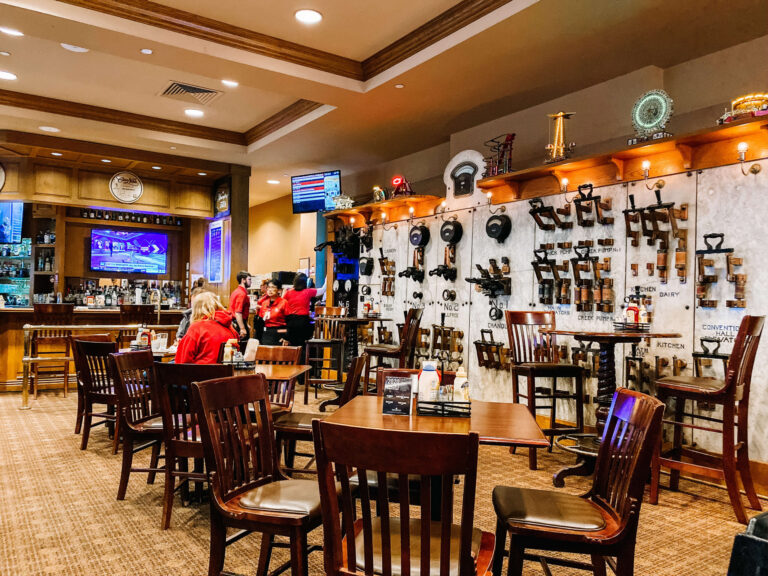 Dining area at Power Plant Bar & Grill