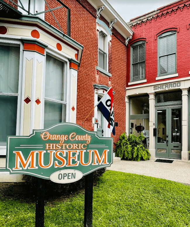 Entrance to Orange County Historic Museum