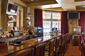 Bar area at Spring No. 8 Deli