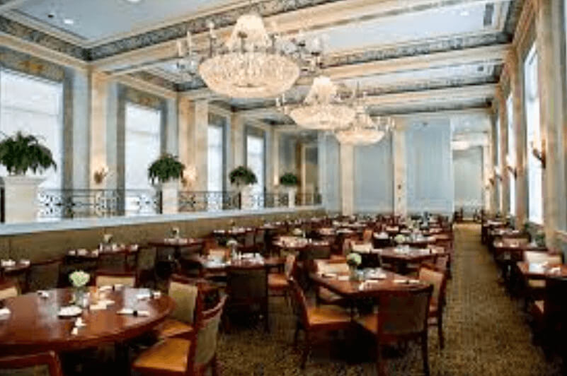 Dining area at The Grand Colonnade