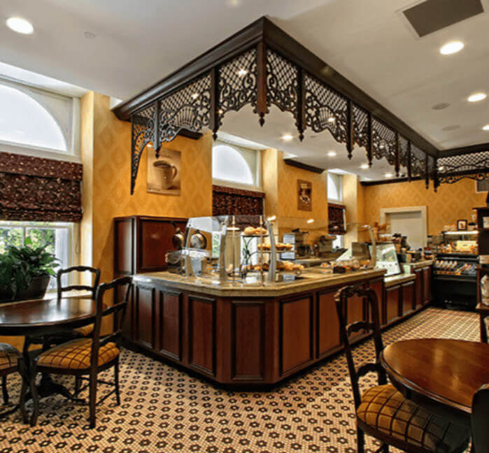 Dining area at Xanadu Coffee & Creamery