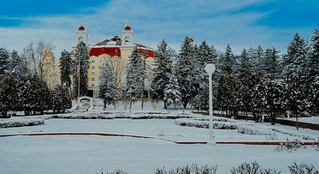 Winter scene at French Lick